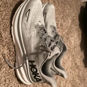 NEW Hoka Light Gray Men’s Athletic Shoes